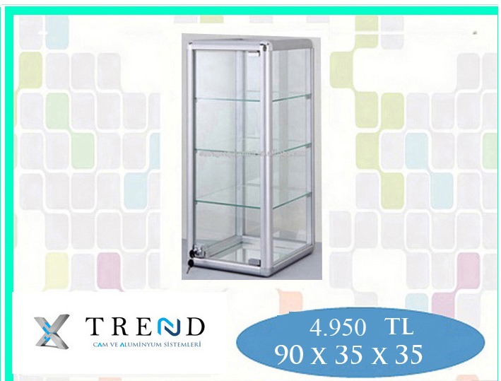 90X35X35 TEZGAH ÜSTÜ VİTRİN 4950 tl